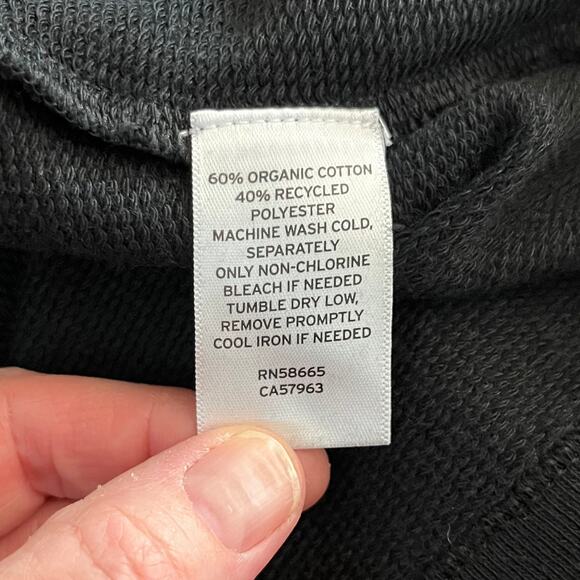 Caslon Cotton Black Drop Waist Short Sleeve Babydoll Mini Dress Med/Large NWT - Picture 10 of 13